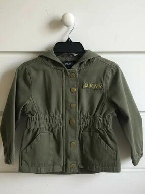 DKNY Stylish Hooded Jacket 12 Months